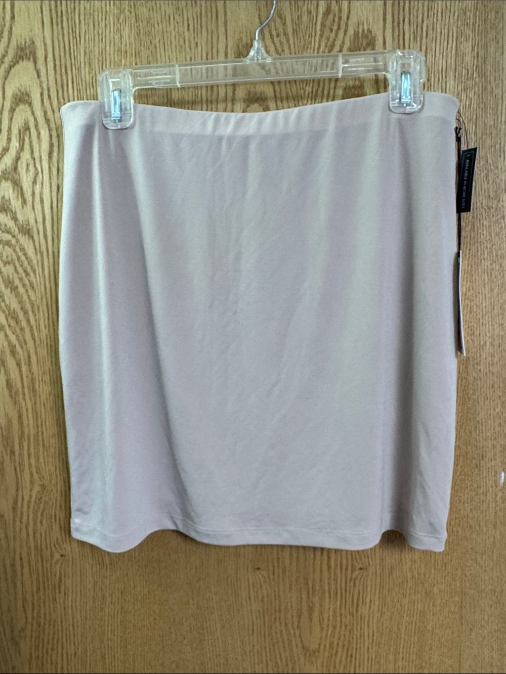 Leith Tan Mini Slip Skirt